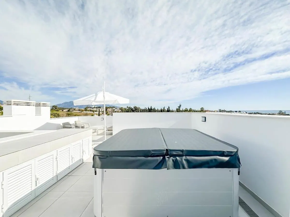 Apartment Rooftop Jacuzzi Pools Modern Wifi Townhouse Estepona