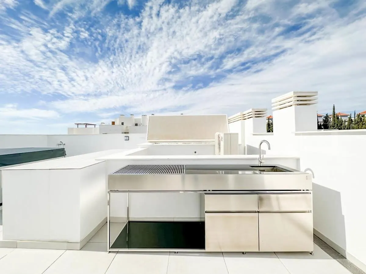 Rooftop Jacuzzi Pools Modern Wifi Townhouse Estepona Spain