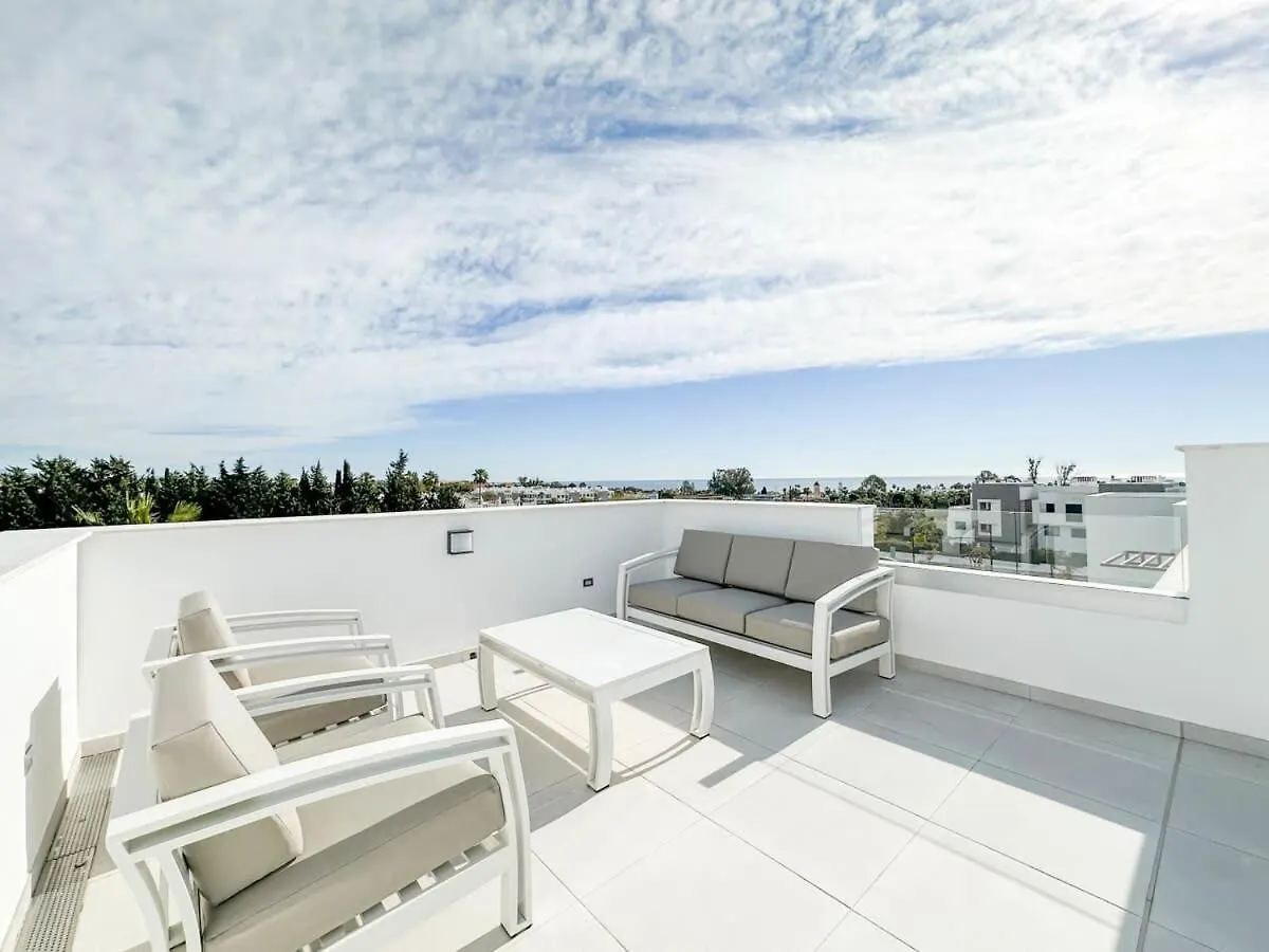 Apartment Rooftop Jacuzzi Pools Modern Wifi Townhouse Estepona Spain